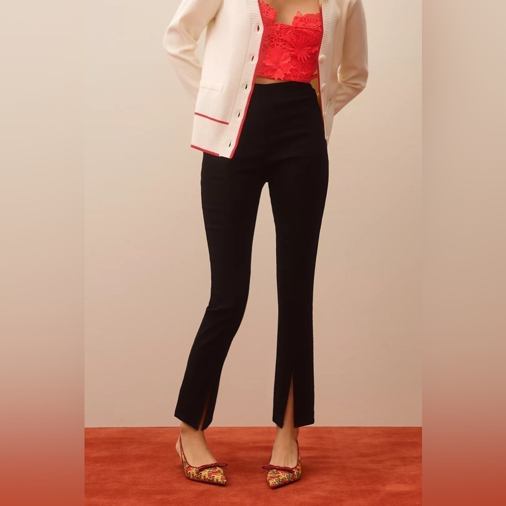 NWT Size M - Maeve Split-Front Pull-On Pants